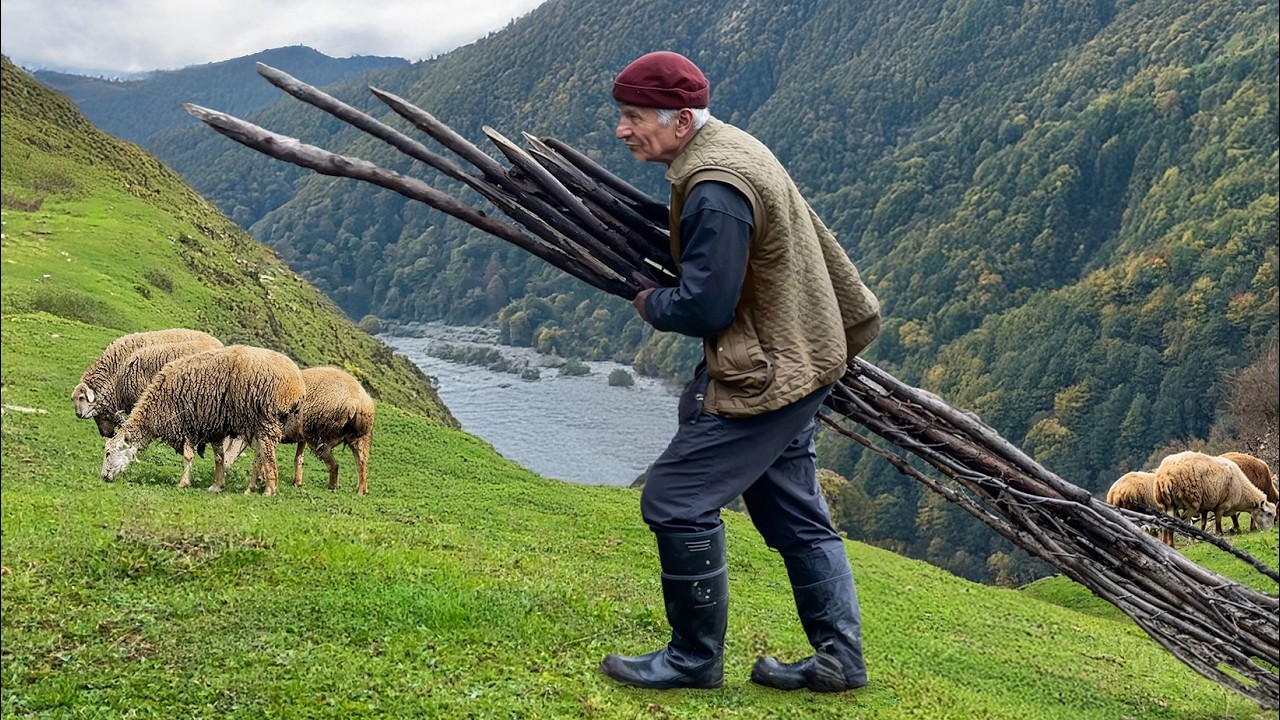 The Rugged Yet Serene Life in the Mountains: Where the Sky Meets the Village
