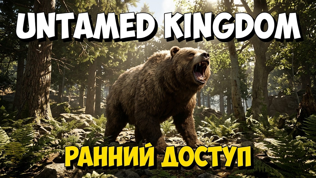 UNTAMED KINGDOM! РАННИЙ ДОСТУП. НОВАЯ ИГРА ПРО ЖИВОТНЫХ! #untamed