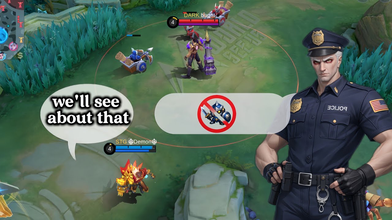 Aldous vs. The Police phoveus (He won't let me stack!)