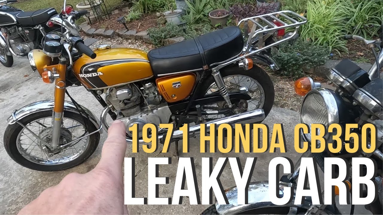 1971 Honda CB350 Leaky Carb Fixed & Ride
