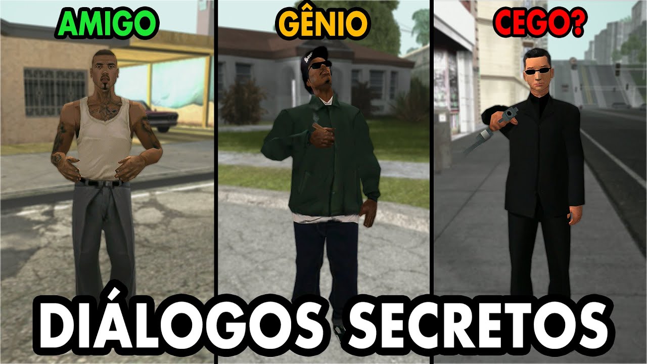 O que NINGUÉM OUVIU dos personagens de GTA San Andreas