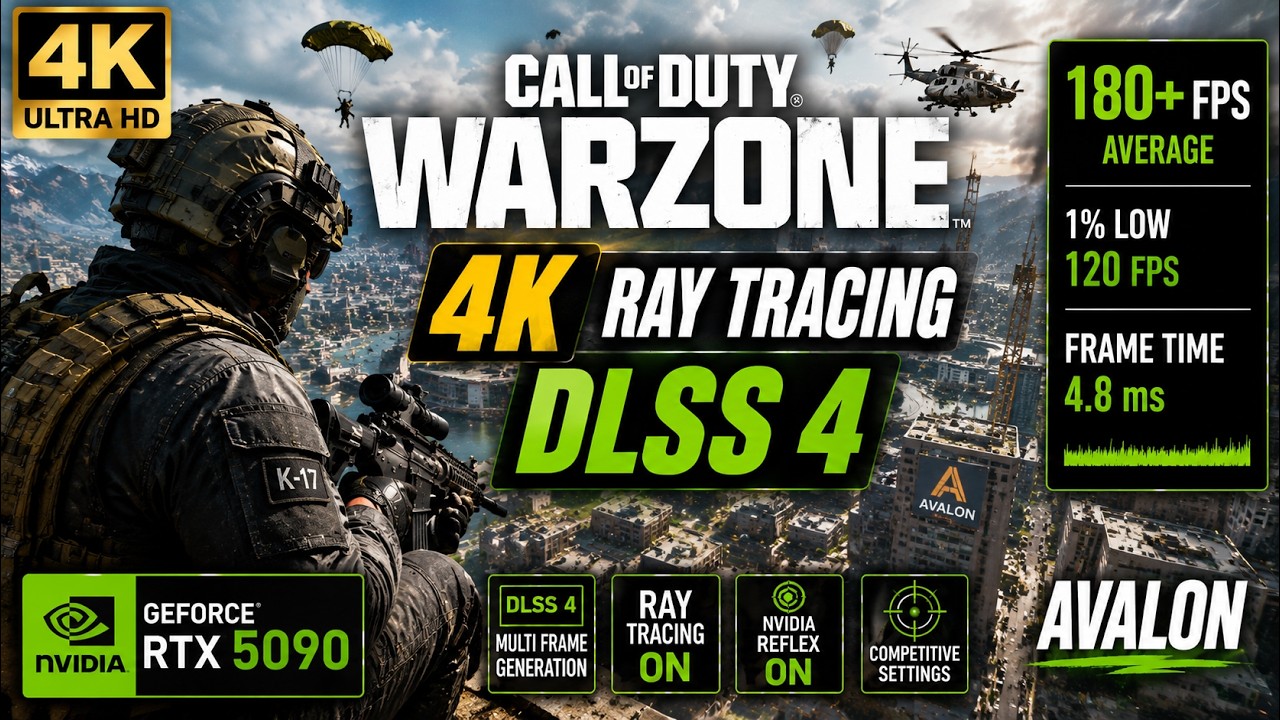 Call of Duty : Warzone | RTX 5090 32GB ( 4K Maximum Settings DLSS ON )