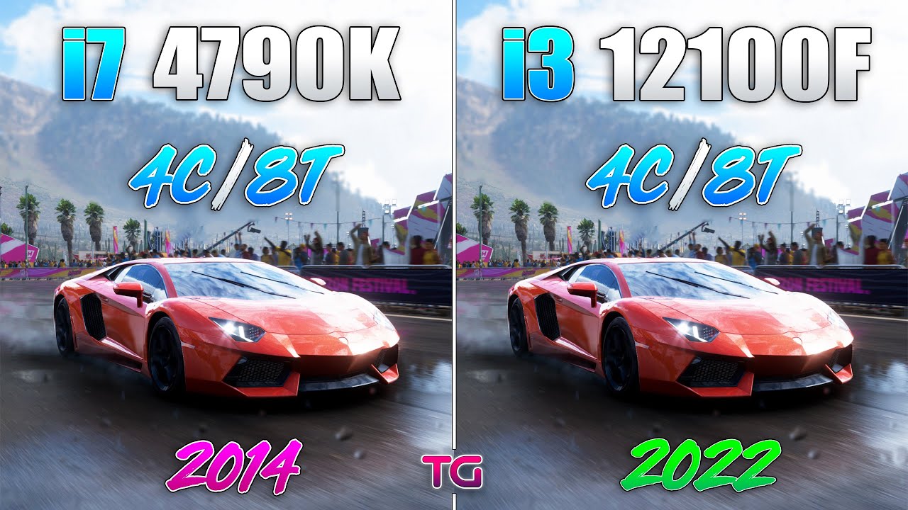 i3 12100F vs i7 4790K - 8 Years Difference