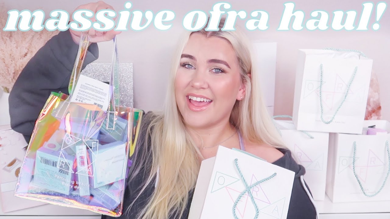 BIGGEST OFRA HAUL EVER!! HUGE SHOPPING SPREE!! + GIVEAWAY | Paige Koren
