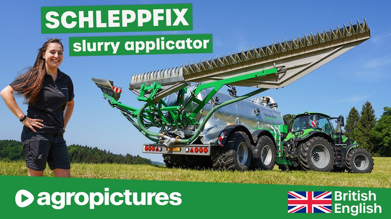Spreading slurry with the Schleppfix slurry applicator from Switzerland 🇨🇭 High-tech slurry tanker