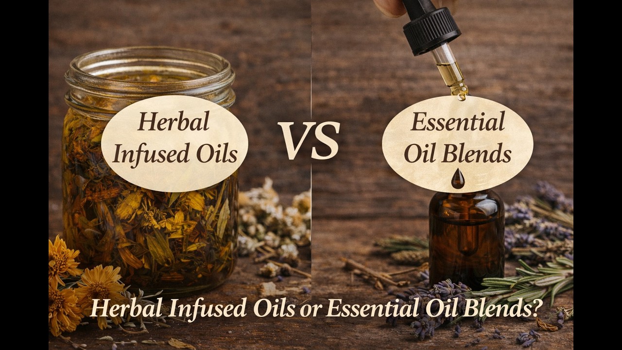 Herbal Infused Oils vs Essential Oil Blends | What’s Better for Everyday Care?