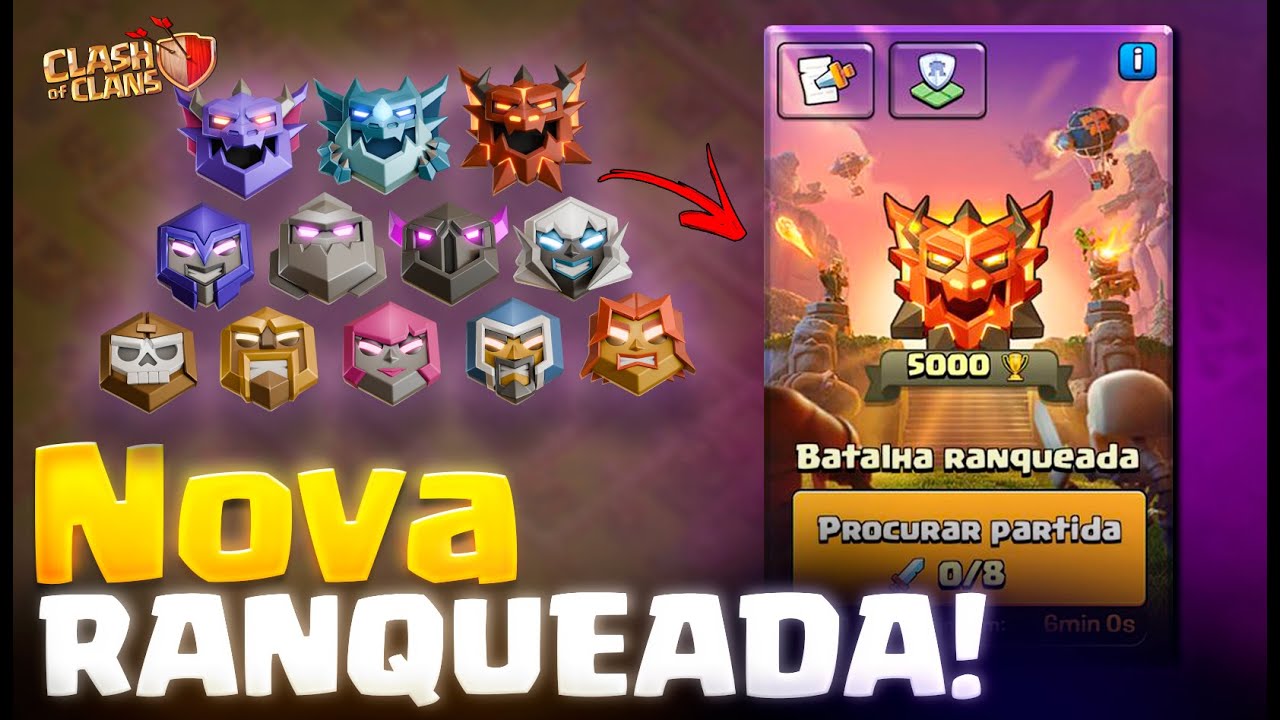 🔥 LIGAS REFORMULADAS! Veja o NOVO RANQUEADO da 2ª Sneak Peek de Outubro no Clash of Clans!