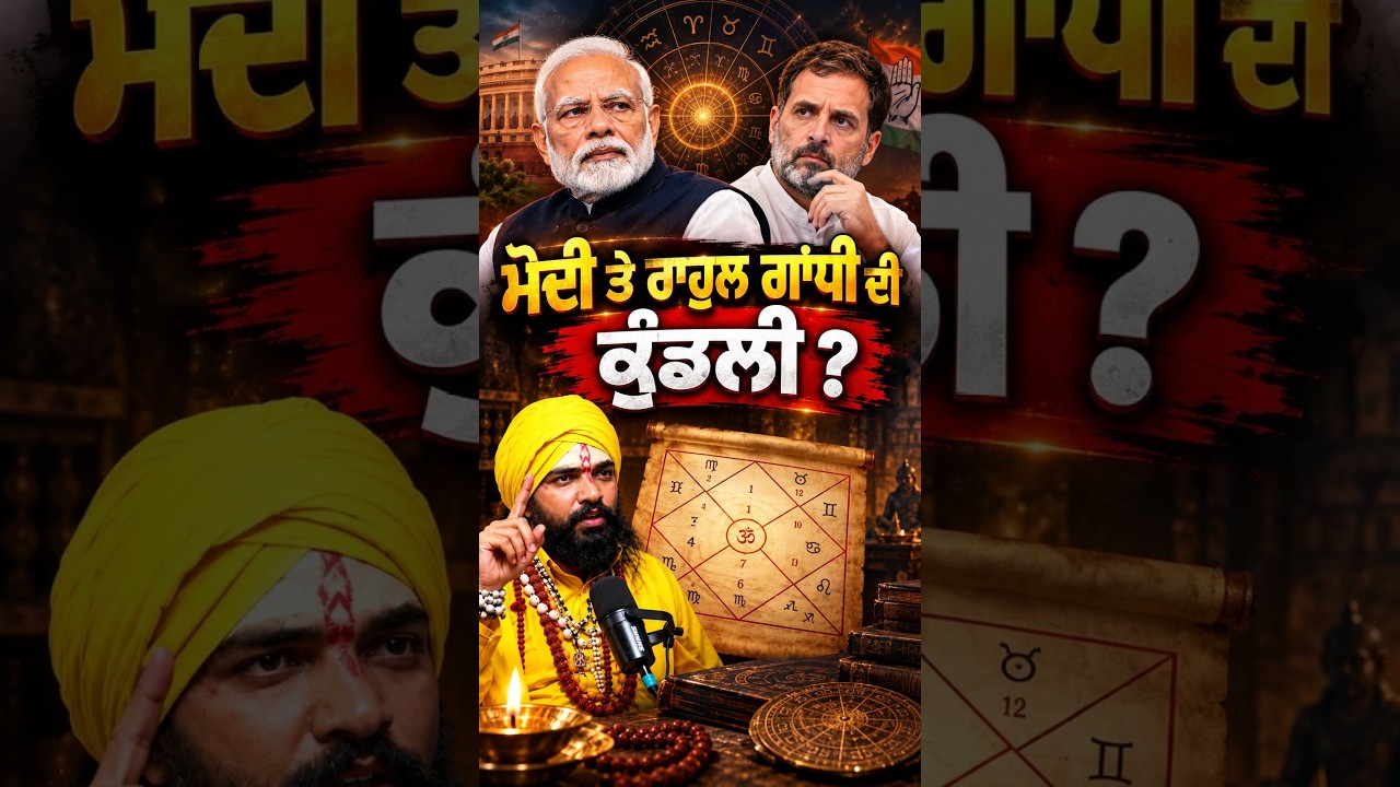 Narendra Modi ਤੇ Rahul Gandhi ਦੀ ਕੁੰਡਲੀ ਦੇਖੋ ਕੀ ਕਹਿੰਦੀ ਹੈ #NarendraModi #RahulGandhi #Kundli