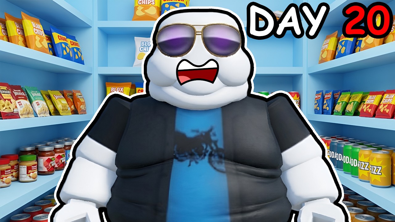 Я съел ВСЁ в продуктовом магазине в Roblox...