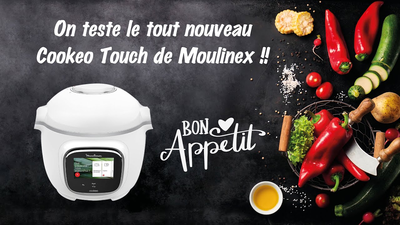TEST DU MULTICUISEUR INTELLIGENT MOULINEX COOKEO TOUCH BLANC CE901100 !!