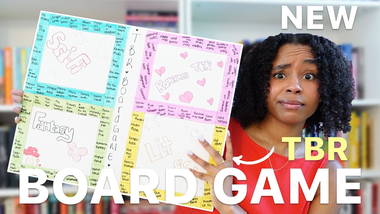 I Made My Own TBR Board Game 🎲📚 (again)