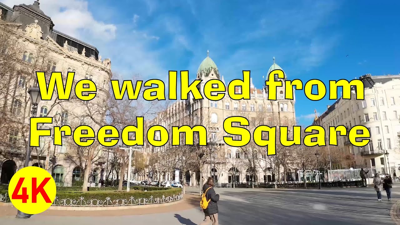 Мы шли от площади Свободы к зданию парламента в Будапеште. Добро пожаловать! Приходите и пойдем