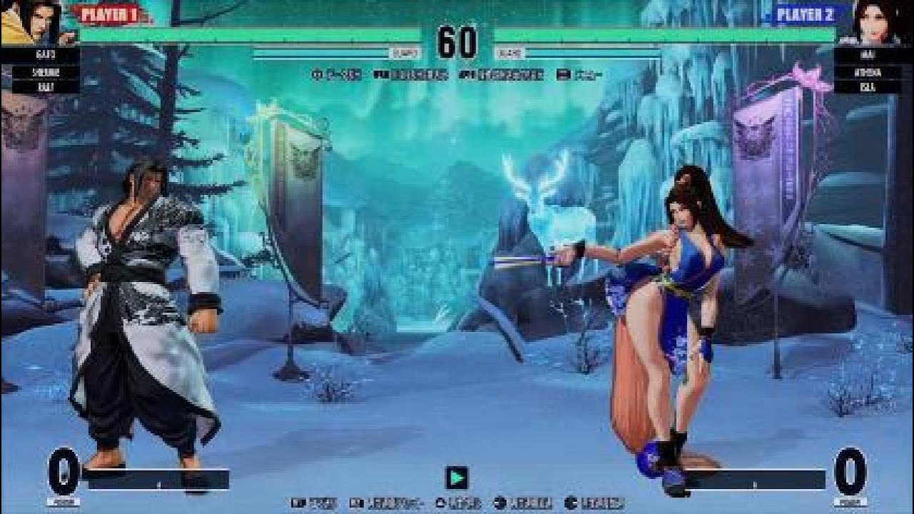 KOF15　チャンピオンvsチャンピオン　美しく強い…不知火舞