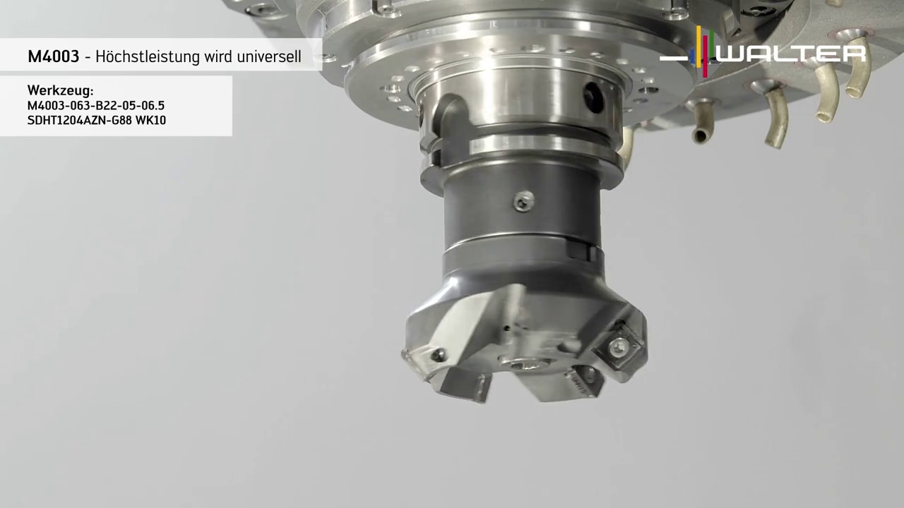 Planfräser M4003 - universeller Einsatz für unterschiedliche Materialien