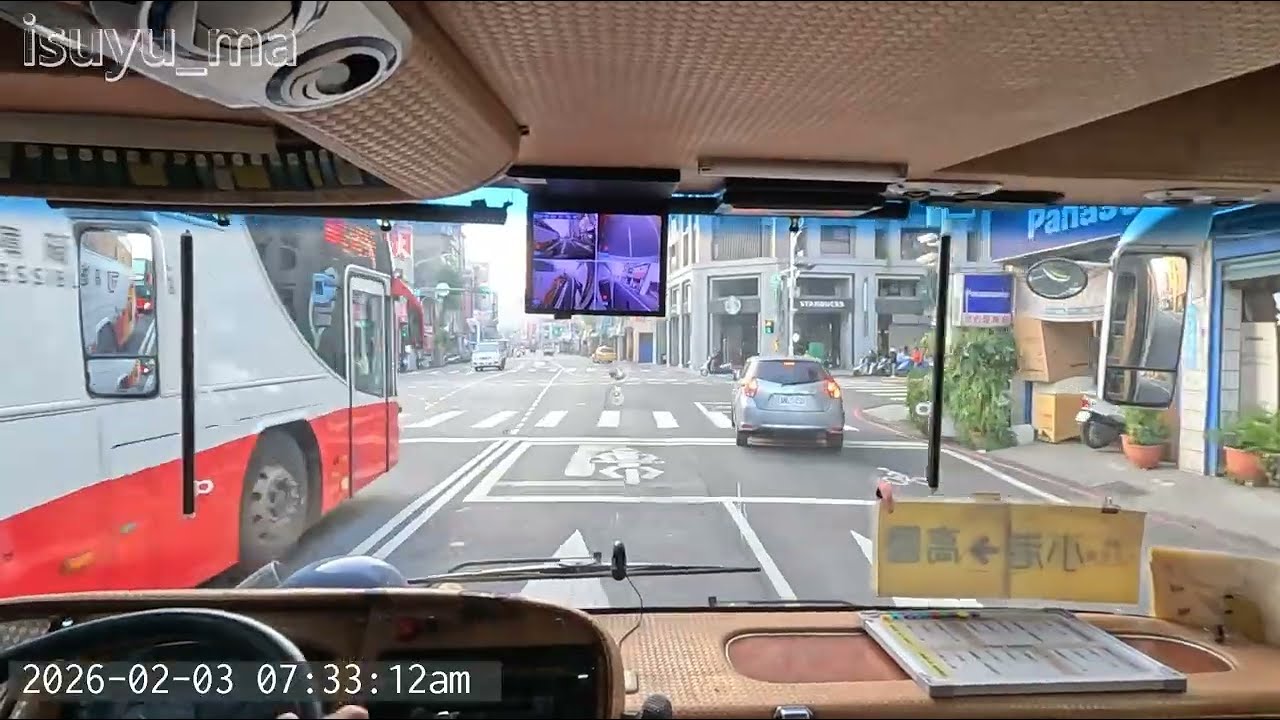 679 公里、35 小時｜高雄市區開大客車一週按喇叭次數紀錄
