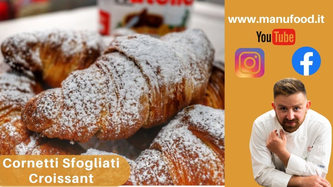 Cornetti Sfogliati - Croissant come al Bar - Trucchi e Segreti.