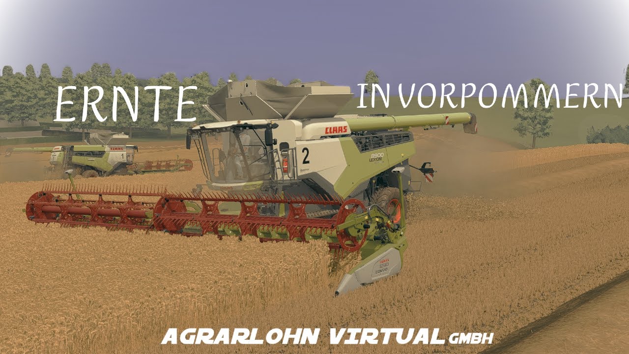 Ernte in Vorpommern| Farming Simulator 25| Agrarlohn Virtual GmbH