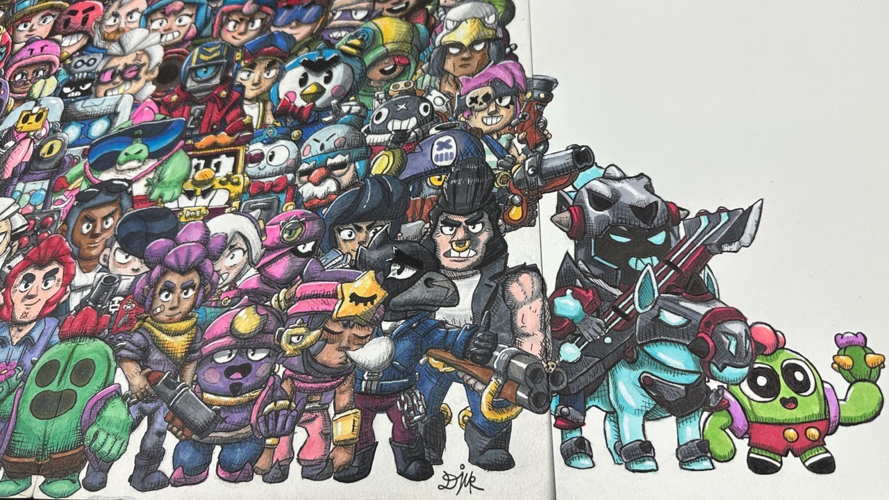Drawing EVERY Brawl Stars Skin - Uno Chester