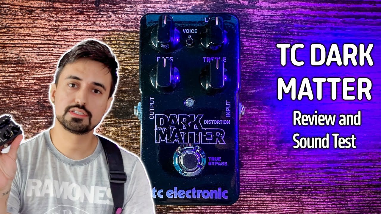 is the DARK MATTER Distortion Pedal GOOD? (TC Electronic) REVIEW and SOUND TEST by Tiago Contieri