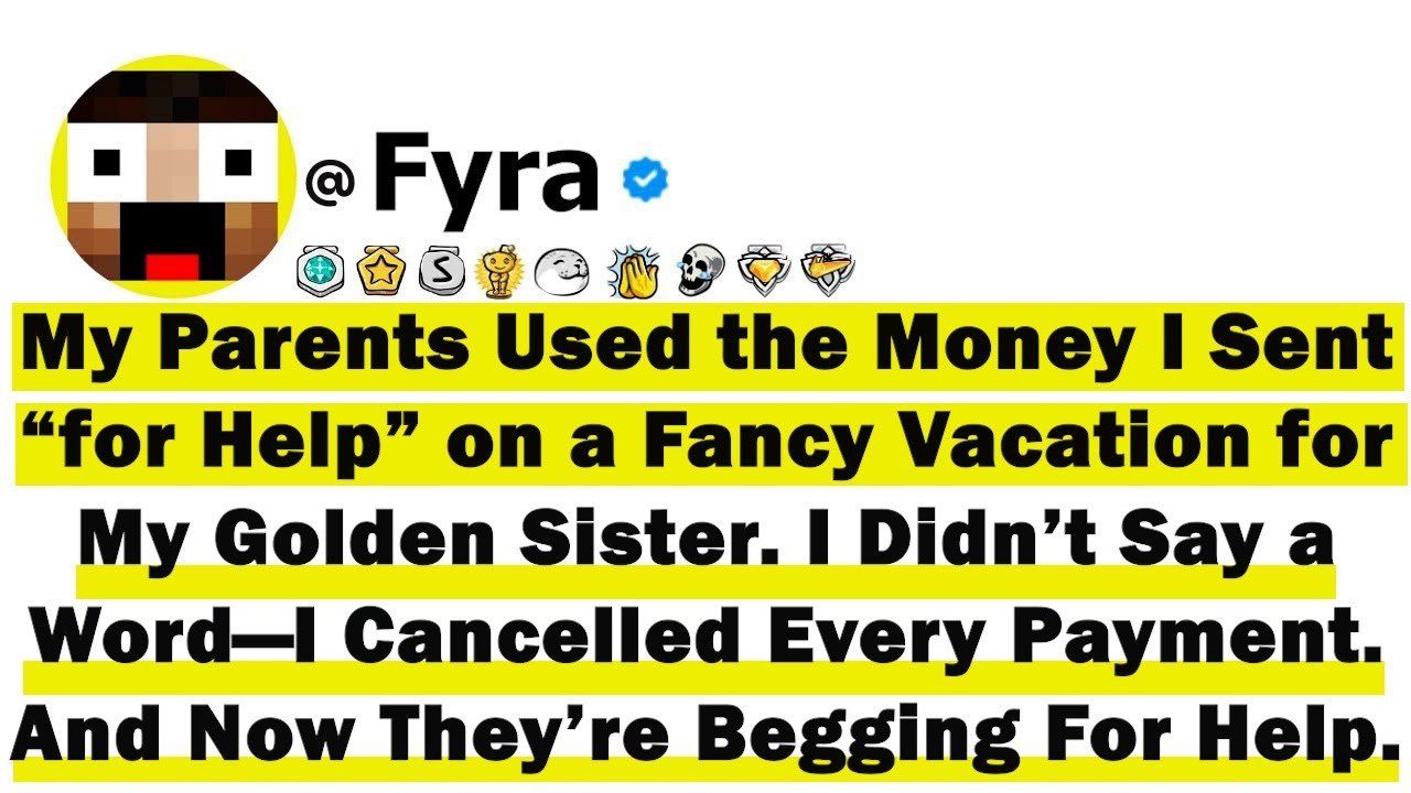 My Parents Used the Money I Sent “for Help” on a Fancy Vacation for My Golden Sister, I Didn’t Say a