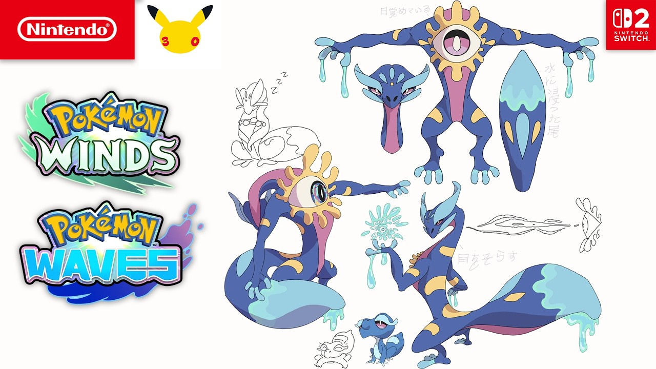 Финальные эволюции стартовых Pok&eacute;mon Winds & Waves &mdash; это...