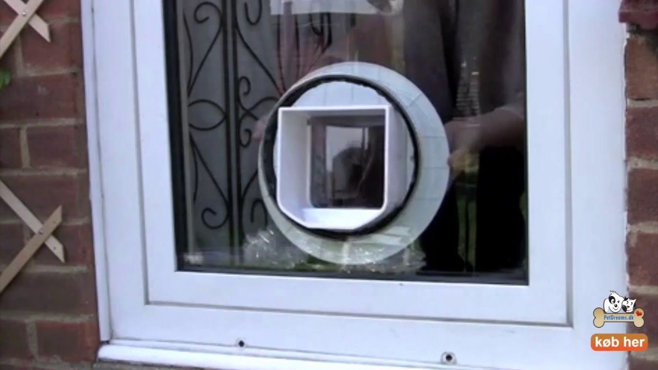 Sureflap Kattelem - Vejledning Til Installation i Glas