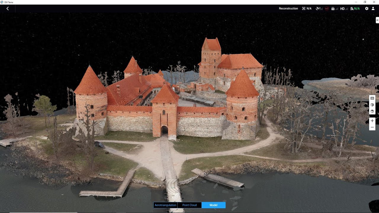 Trakai Island Castle, 3D reconstruction