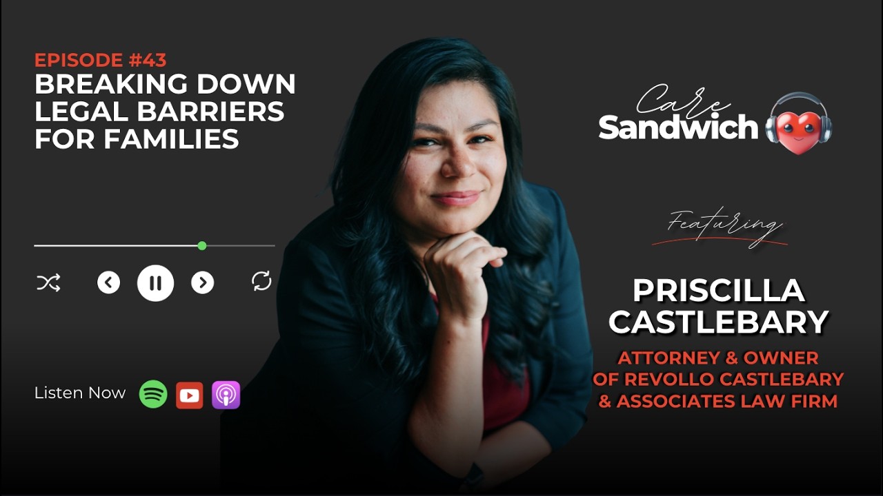 Breaking Down Legal Barriers for Families With Priscilla Castlebary 🥪⚖️ #familylaw #lawyer #podcast