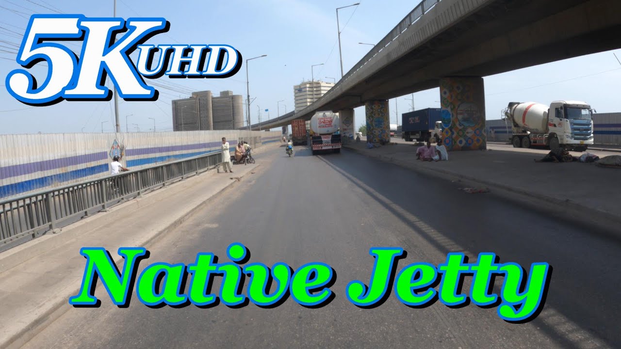 Sightseeing Karachi Beauty | Native Jetty Bridge Area | Exploring Pakistan | 5K Video