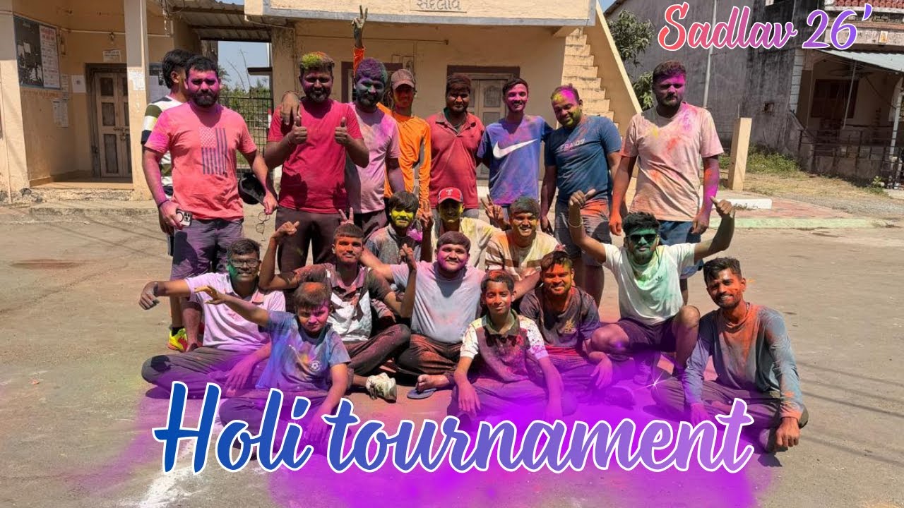 🌈 Holi Tournament & Cricket Match Vlog | Village Holi Celebration 2026 🏏 Holi vlog  