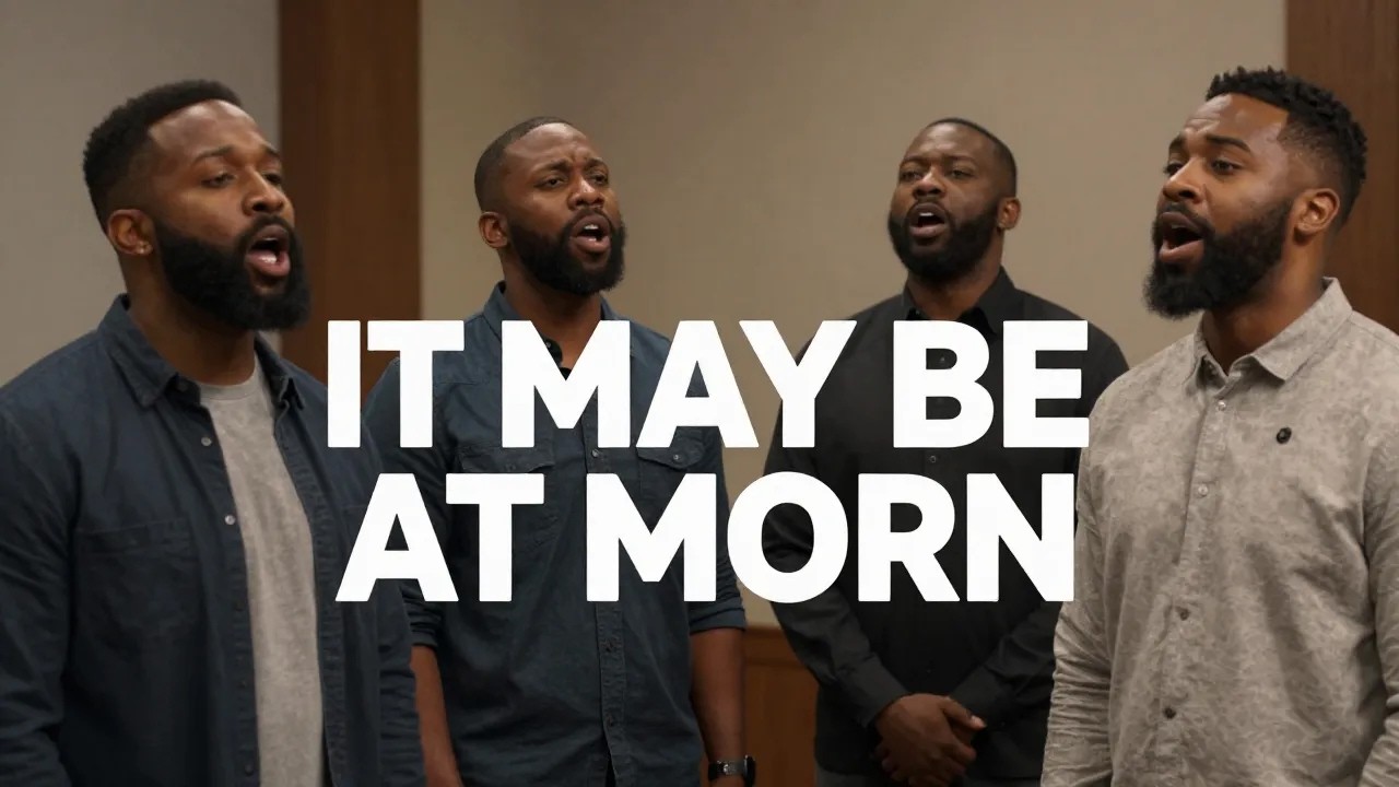 Southern Gospel A Cappella – “It May Be At Morn” | Powerful Gospel Harmony