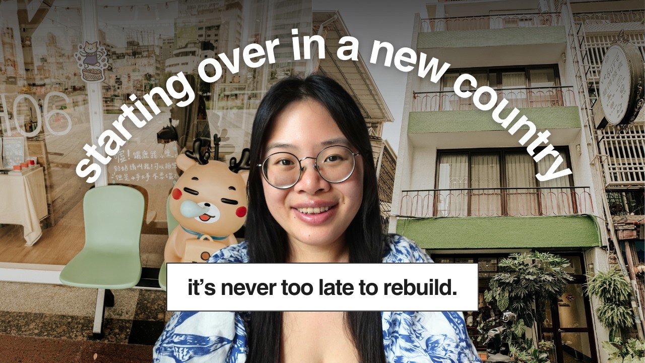 starting over at 32 in a new country | 107 sqft room, loneliness, & figuring it out
