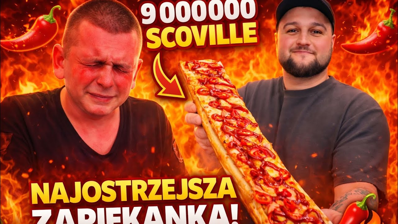 Najostrzejsza zapiekanka w Polsce 🇵🇱 o mocy 9 000 000 SHU!