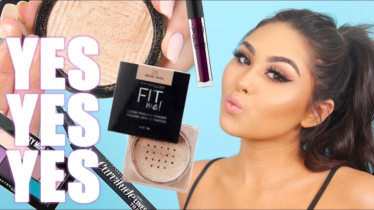 TESTING NEW DRUGSTORE MAKEUP! Maybelline First Impressions | Roxette Arisa Drugstore Series