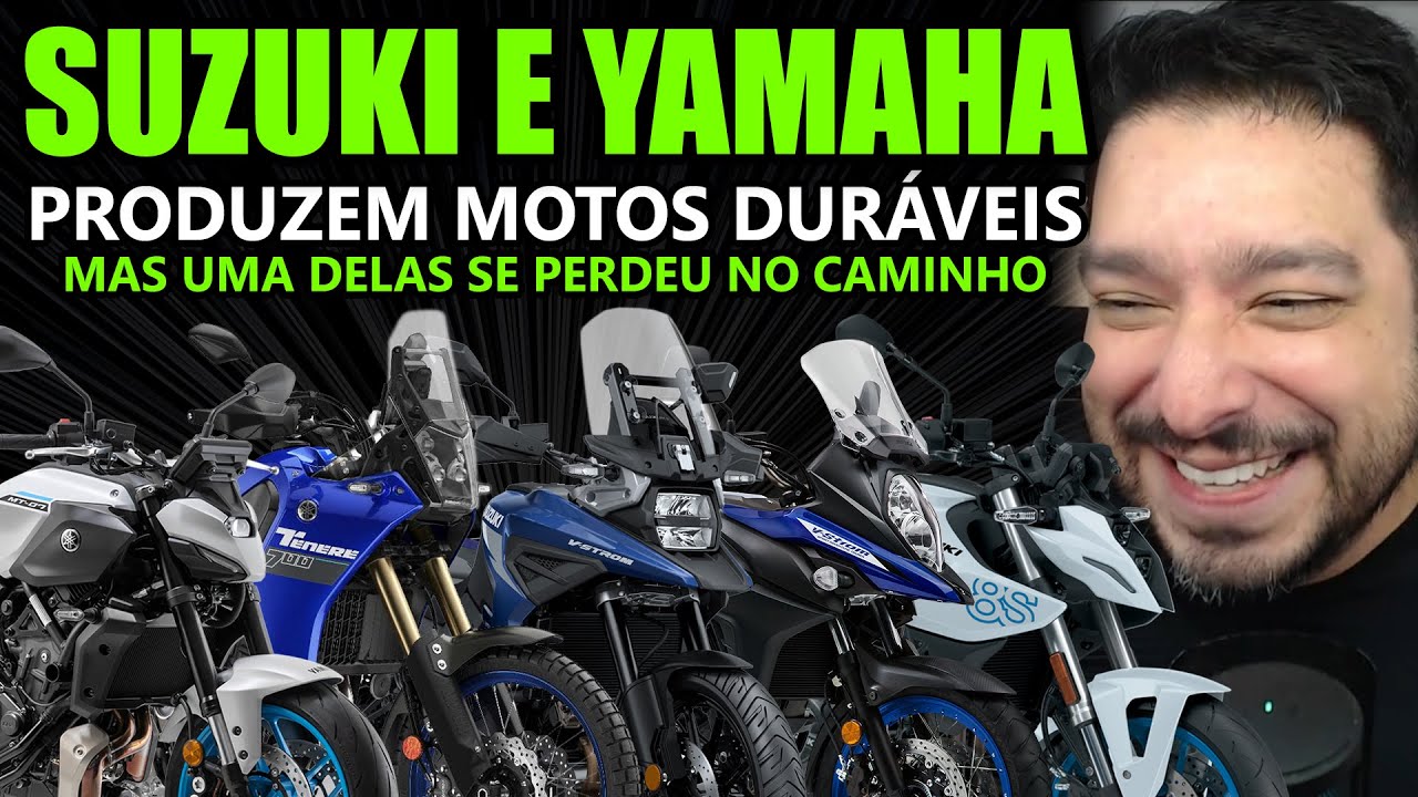 Suzuki e Yamaha produzem motos duráveis, mas uma delas se perdeu no caminho - Adivinha qual...