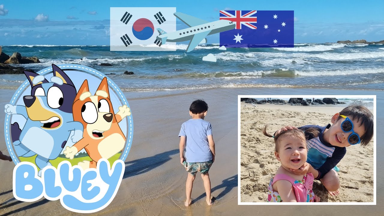Taking my kids on a BLUEY adventure in Australia