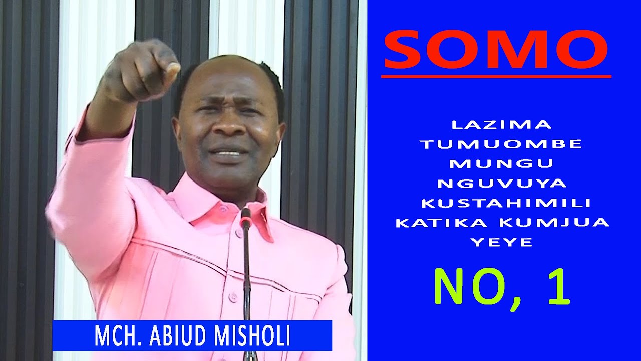 SOMO:  NGUVU YA KUSTAHIMILI KATIKA KUMJUA MUNGU