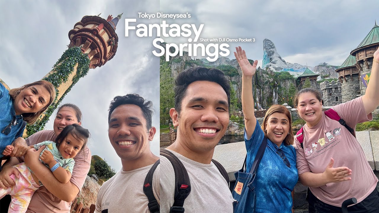 Fun Day at Tokyo Disneysea - Back at Fantasy Springs! | Japan Vlog (Shot with DJI Osmo Pocket 3)