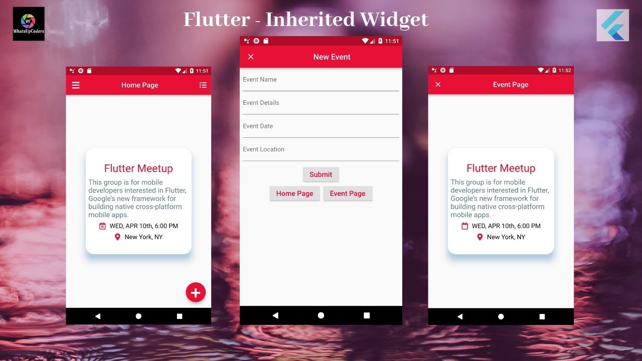 Flutter Tutorial - Flutter Inherited Widget