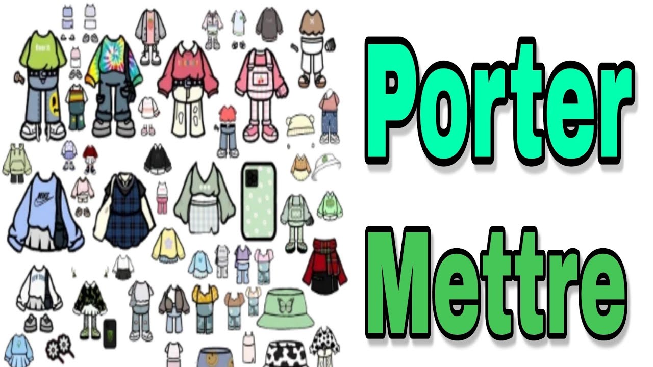 فعل يلبس أو يرتدي الملابس. mettre et porter