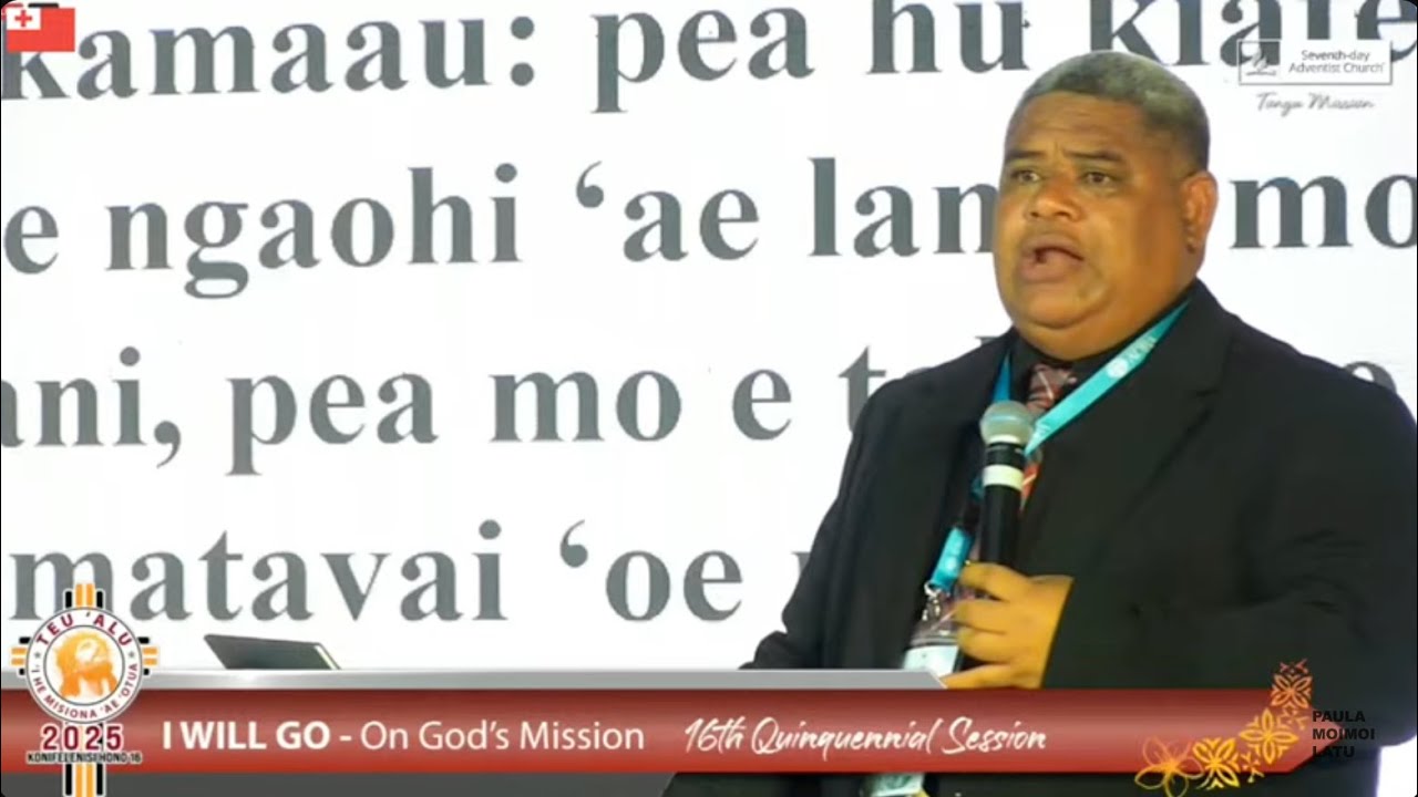 Tonga Mission 16th Quinquennial Session - Tongatapu Report