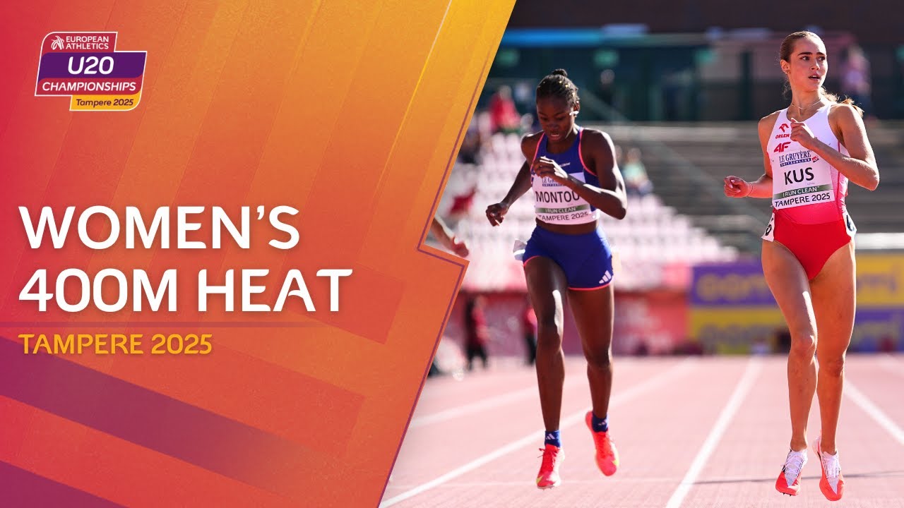 Anastazja Kus 🇵🇱 EASES through the heat 🔥 Women's 400m Heat 1 Replay Tampere 2025