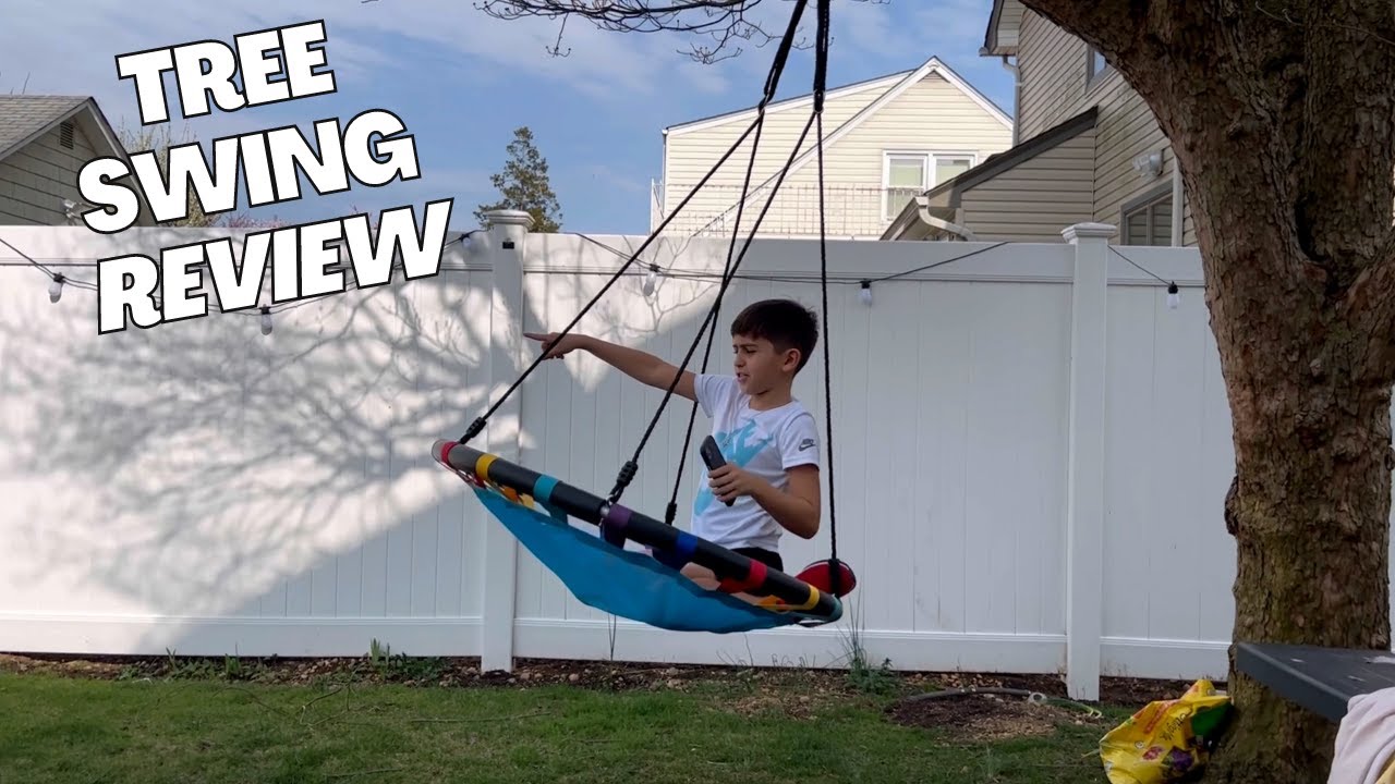 Easy to Install and Fun to Use: 40 Inch Saucer Tree Swing Review Video
