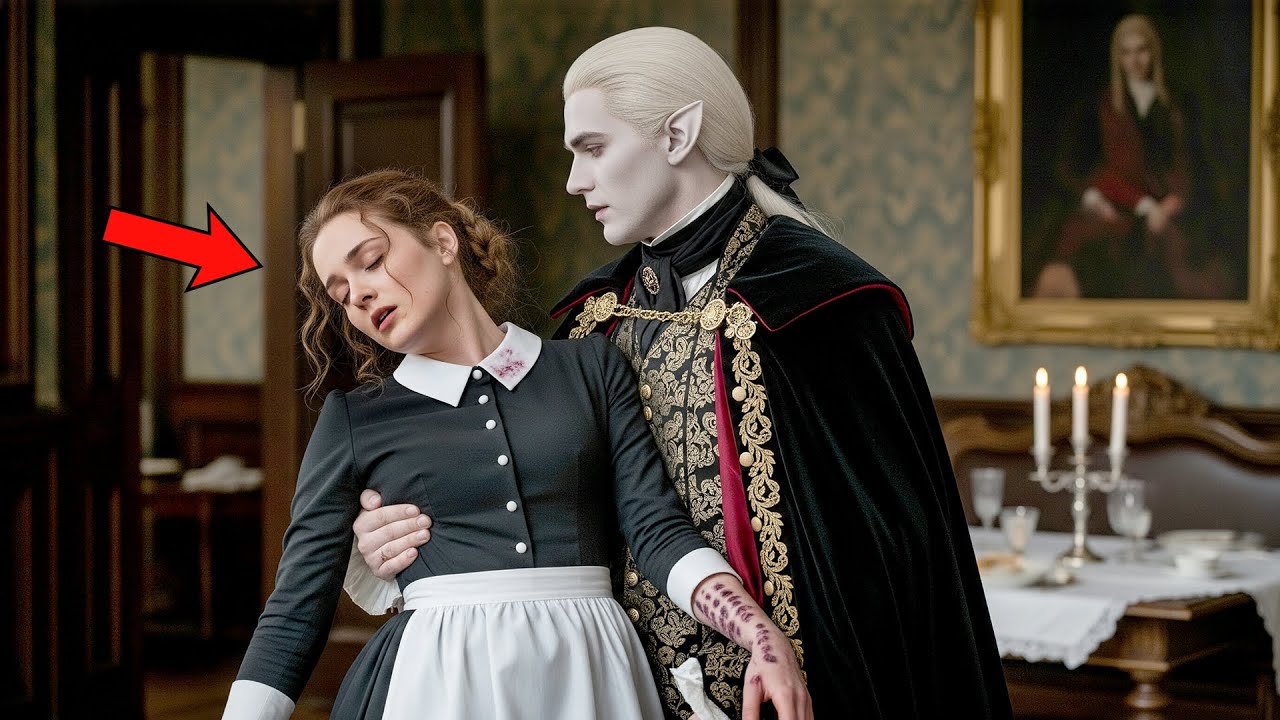 She Fainted Before the Vampire King — He Caught Her, Saw the Bruises, and Said, “Who Hurt You?”