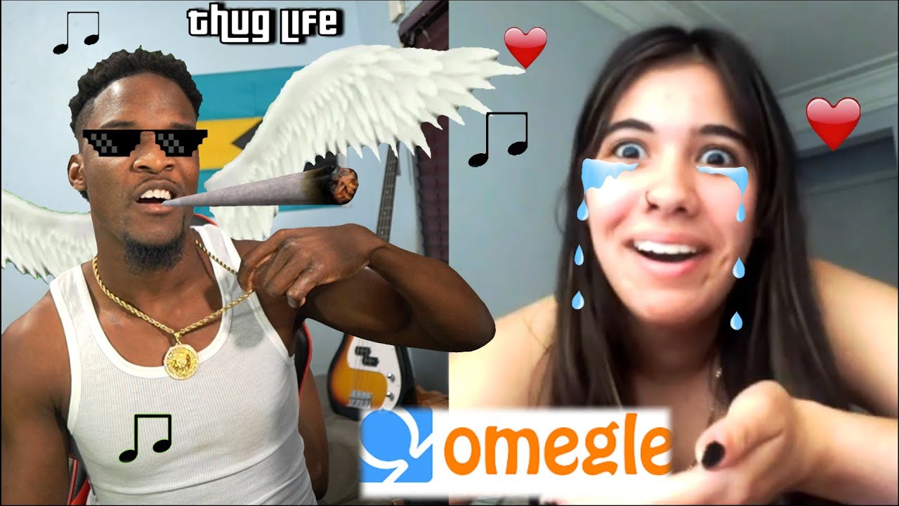 Dressed Like A Gangster Singing Like An Angel (Omegle Shocking Reactions )