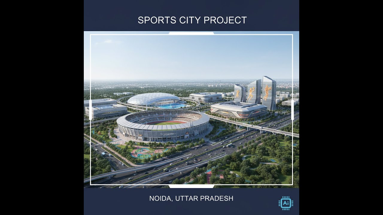 Noida's Sports City Project: Future of Urban Living! 🏙️ | DiViDH AI