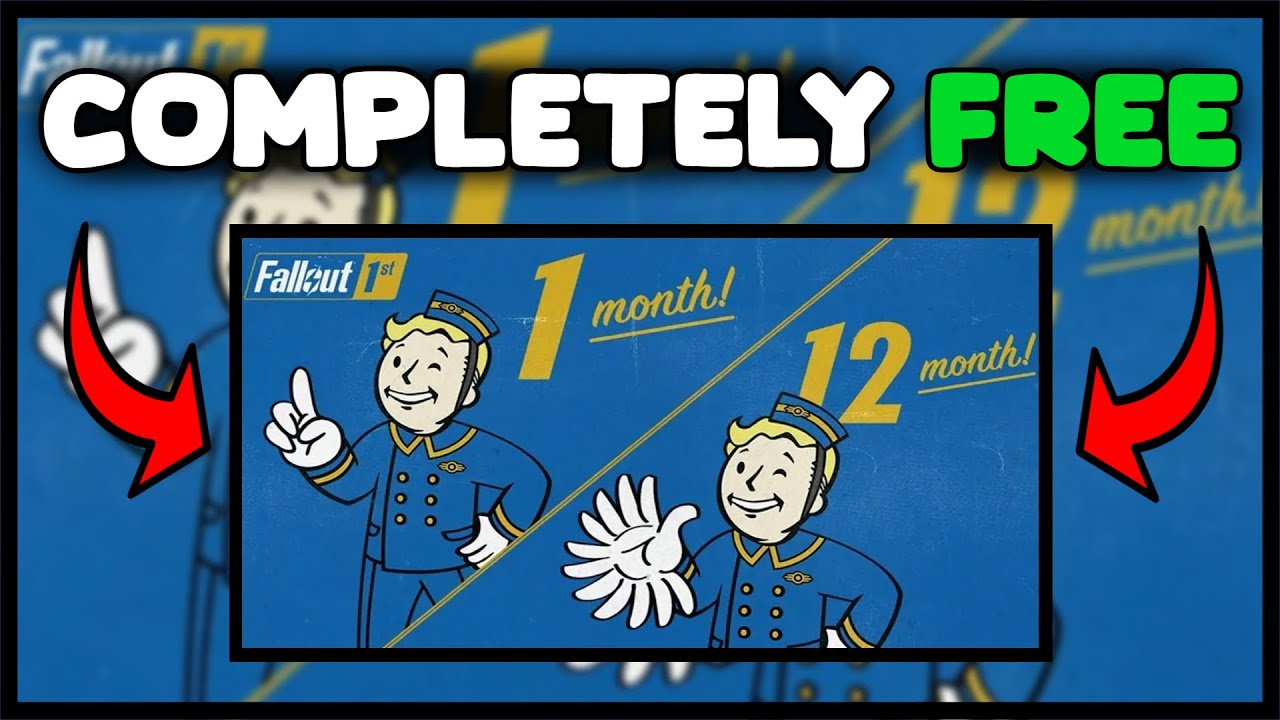 How To Get Fallout 1st For Free And Free Atomic Shop Points (Over 10k) - Fallout 76