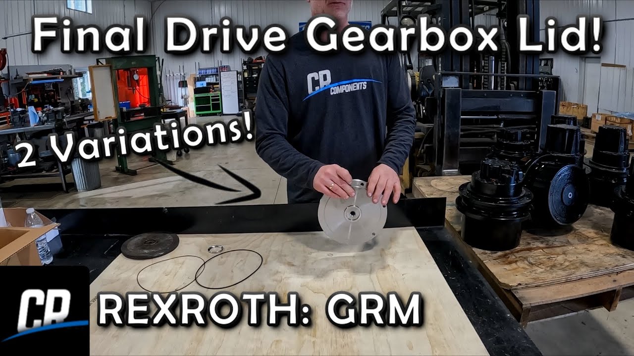 Final Drive Motor Gearbox End Cover - John Deere, Case, New Holland (Rexroth Version)