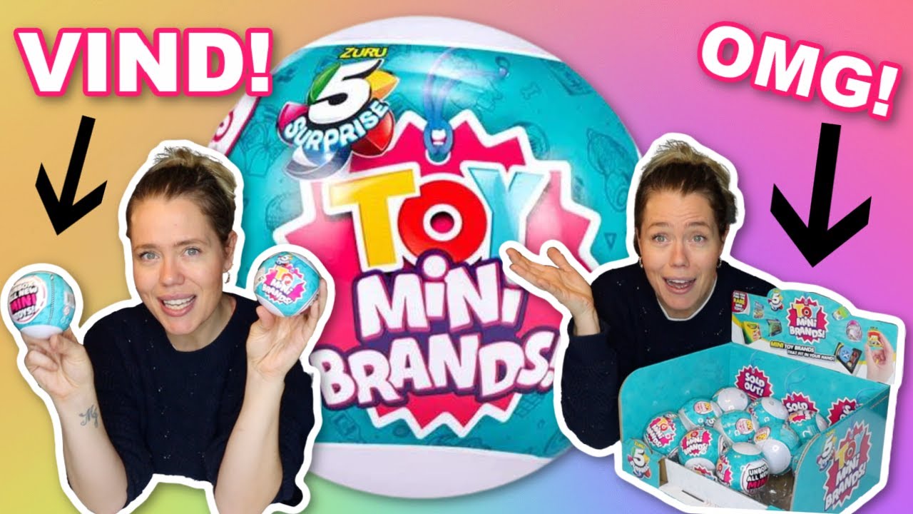 Jeg &aring;bner TOY MINI BRANDS // GIVEAWAY! 😱