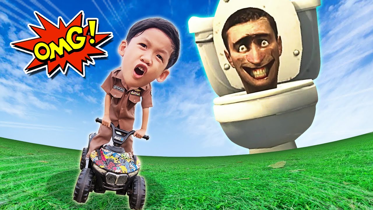 ตำรวจน้อยตามหาทีวีแมน ขี่รถตำรวจหนีทีวีแมน I หนูดีมาแล้วจ้า